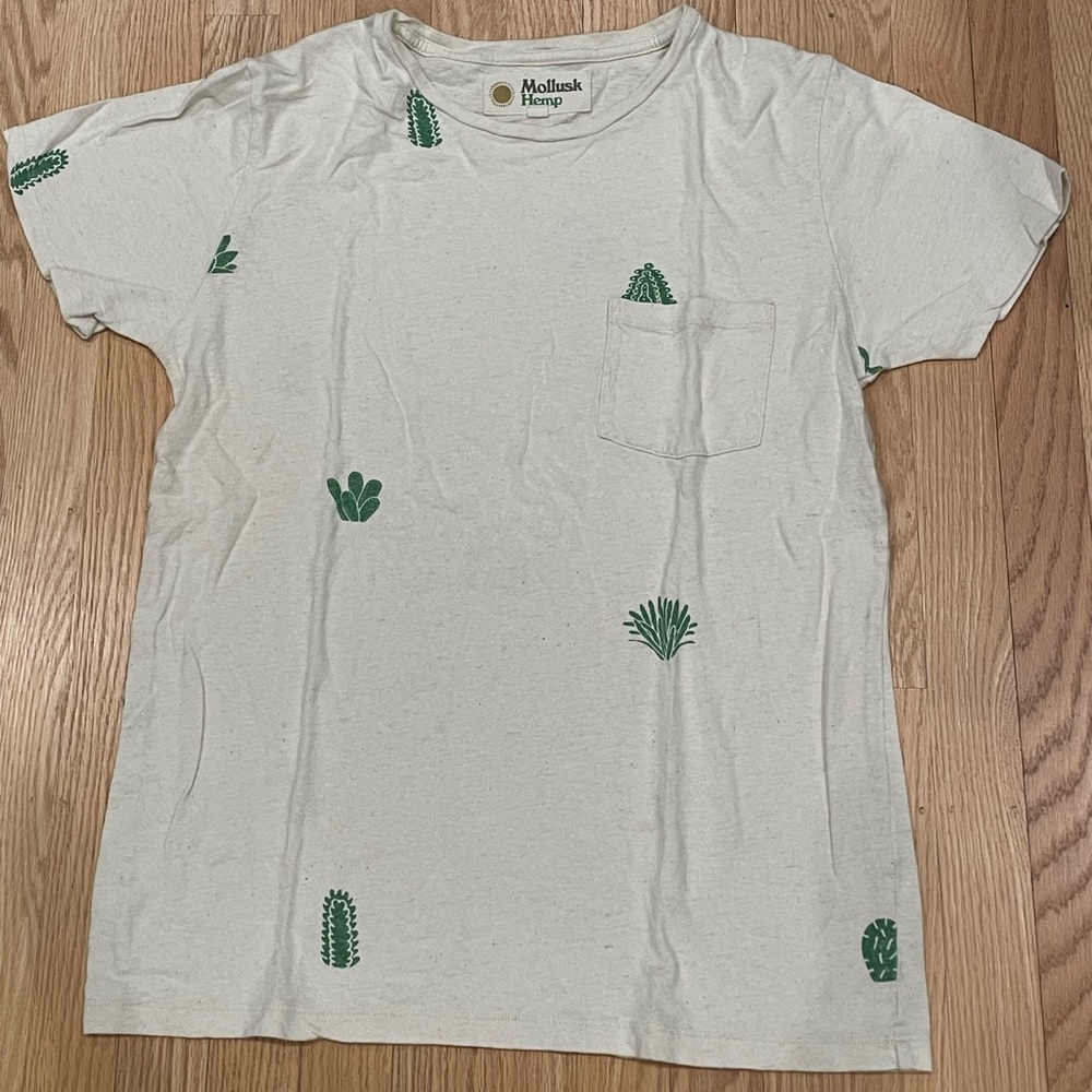 mollusk hemp cactus t shirt